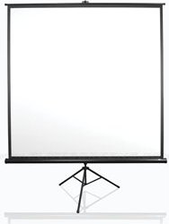 EliteScreen T120UWH (120"(16:9), 149,9x266,7cm, MaxWhite, Fekete) Tripod Cinema Series: Pull Up Projector Screen
