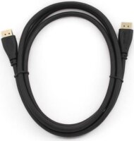 Gembird DisplayPort v1.2 kábel aranyozott csatlakozókkal 1m - Fekete