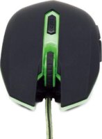 Gembird MUSG-001-G Optikai Gamer Egér - Fekete-Zöld