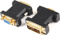 Sbox DVI M - D-Sub(15) F Adapter Fekete