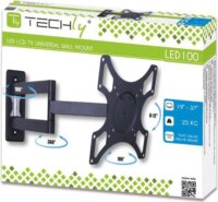 Techly 301450 19"-37" LCD TV/Monitor Fali Tartó Fekete