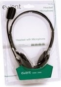 EWENT by Eminent EW3563 fekete headset