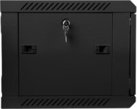 Lanberg 19" fali rack szekrény 6U 600x450mm - fekete
