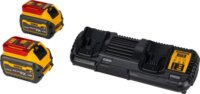 DeWalt DCB132T2-QW 18V 2x6,0Ah Akkumulátor és töltő szett