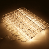 Colorway LED fényfüzér fotócsipeszes fényképtartóval 3M - Meleg fehér