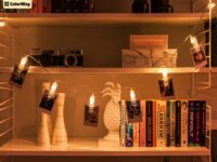 Colorway LED fényfüzér fotócsipeszes fényképtartóval 3M - Meleg fehér