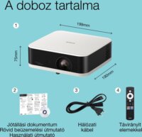 Epson V11HB72040 Lifestudio Pop - EF-61W FullHD 700 Lumen 3D Projektor - Gyémántfehér