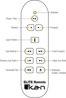Ikan ELITE-REMOTE Teleprompter Bluetooth távirányító
