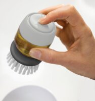 Joseph Joseph Palm Scrub Edénysúroló kefe Folyadék adagolóval - Szürke