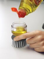 Joseph Joseph Palm Scrub Edénysúroló kefe Folyadék adagolóval - Szürke