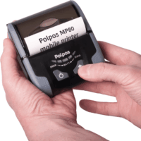 POLPOS MP80 Fekete Blokknyomtató USB / Bluetooth - Fekete