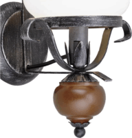 Eglo 91031 Beltéri Fali Lámpa - Fekete / Barna