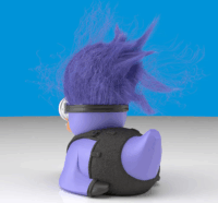 Numskull Tubbz Minions "Lila Minion" (Első Kiadás) Gumikacsa Figura