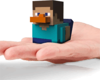 Numskull Tubbz Mini Minecraft "Steeve" Gumikacsa Figura