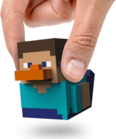 Numskull Tubbz Mini Minecraft "Steeve" Gumikacsa Figura