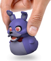 Numskull Tubbz Mini Öt Éjjel Freddy Pizzázójában 'Bonnie' Gumikacsa Figura