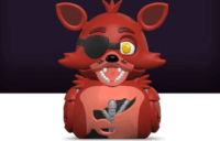 Numskull Tubbz Mini Öt Éjjel Freddy Pizzázójában 'Foxy' Gumikacsa Figura