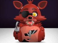 Numskull Tubbz Öt Éjjel Freddy Pizzázójában 'Foxy' (Első Kiadás) Gumikacsa Figura