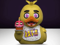 Numskull Tubbz Öt Éjjel Freddy Pizzázójában 'Chica' (Első Kiadás) Gumikacsa Figura