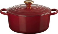 Le Creuset Signature Öntöttvas lábas Ø 22cm 3,3L - Piros