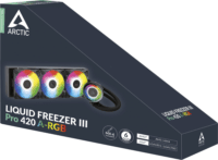 Arctic Cooling Liquid Freezer III Pro 420 420mm ARGB All In One Univerzális CPU Vízhűtés - Fekete