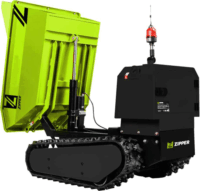 Zipper ZI-ED400 Akkus Távirányítós Mini Dömper 48V max 400kg - Fekete/Zöld