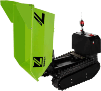 Zipper ZI-ED400 Akkus Távirányítós Mini Dömper 48V max 400kg - Fekete/Zöld