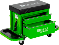 Zipper ZI-MHKS3 Görgős Fiókos Szerelőülés - Fekete/Zöld