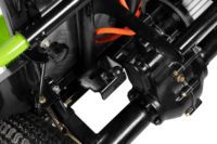 Zipper ZI-ET260 Akkus Elektromos Molnárkocsi 6000mAh 350W max 260kg - Ezüst/Zöld