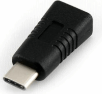 Sbox AD.USB.F-CTYPE.M./R USB-A 2.0 anya - USB-C 3.1 apa OTG Átalakító Adapter - Fekete