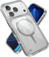 Speck Presidio Apple Iphone 17 Pro MagSafe telefon Tok - Átlátszó/Ezüst