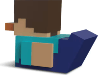 Numskull Tubbz Minecraft "Steve" (Első Kiadás) Gumikacsa Figura