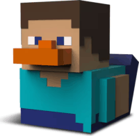 Numskull Tubbz Minecraft "Steve" (Első Kiadás) Gumikacsa Figura