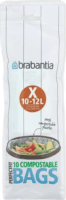 Brabantia PerfectFit Type X Komposztálható szemetes zsák 12 L (10 db / tekercs) - Zöld