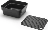 Brabantia 302664 Mosogatótál szárítótálcával - Fekete