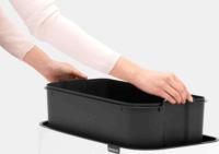 Brabantia 313509 36 literes Nyomófedeles Acél hulladékgyűjtő - Fehér