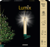 Krinner Lumix Superlight Felcsíptethető karácsonyfa gyertya Dekoráció (10 db)