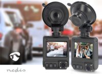 Nedis Dash Cam DCAM2024BK WiFi Autós Menetrögzítő Kamera - Sötét Szürke