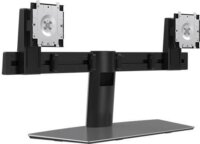 Dell MDS19 19"-27" LCD TV / Monitor asztali tartó állvány - Fekete (2 kijelző)