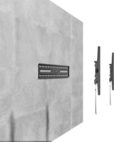 Gembird WM-86T-01 37" -86" LCD TV / Monitor Fali Tartó Konzol - Fekete