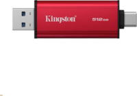 Kingston 512GB Dual USB-A/C 3.2 Külső SSD - Fekete/Piros