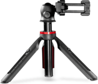 Hama 4679 Solid 80 Ball Mobiltelefon-utazóállvány + Bluetooth távkioldó - Fekete