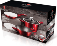 Berlinger Haus BH/7046 Kovácsolt Alumínium Edénykészlet - Burgundi (6 részes)