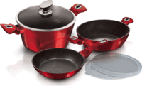 Berlinger Haus BH/7046 Kovácsolt Alumínium Edénykészlet - Burgundi (6 részes)