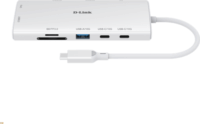 D-link DUP-A01 Multifunkciós USB-C HUB 100W (2xUSB-A + 2xUSB-C + 1xPD + 2xHDMI + 1xLAN + 1xSD)