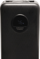 Denver PQC-20065 Powerbank integrált kábellel USB-A + Type-C / 20000mAh 65W - Fekete