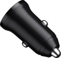 Devia ST385360 Smart Mini PD+QC USB + Type-C Autós Gyorstöltő Adapter 30W - Fekete