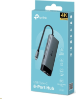 TP-Link UH6120C 6-port USB-C HUB 100W (1xHDMI + 1xLAN + 1xPD + 3xUSB)