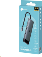 TP-Link UH9120C 9-port USB-C HUB 100W (1xHDMI + 1xLAN + 1xPD + 4xUSB +2xKártyaolvasó)