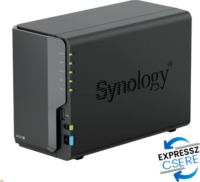 Synology DS225 2-rekeszes NAS hálózati adattároló + 2x 2TB HDD